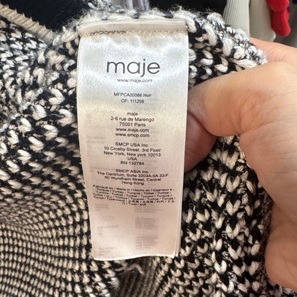 Maje Open Front Cardigan - Picture 4 of 5